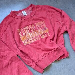 Kansas City Chiefs Sweatshirt Women's Size Medium Pullover NFL KC Chiefs Red